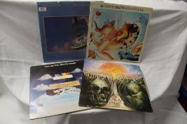 A lot of four albums - Dire Straits and Moody Blues