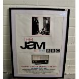 A large framed Jam promo poster for the 2002 BBC sessions release - Paul Weller / Mod interest