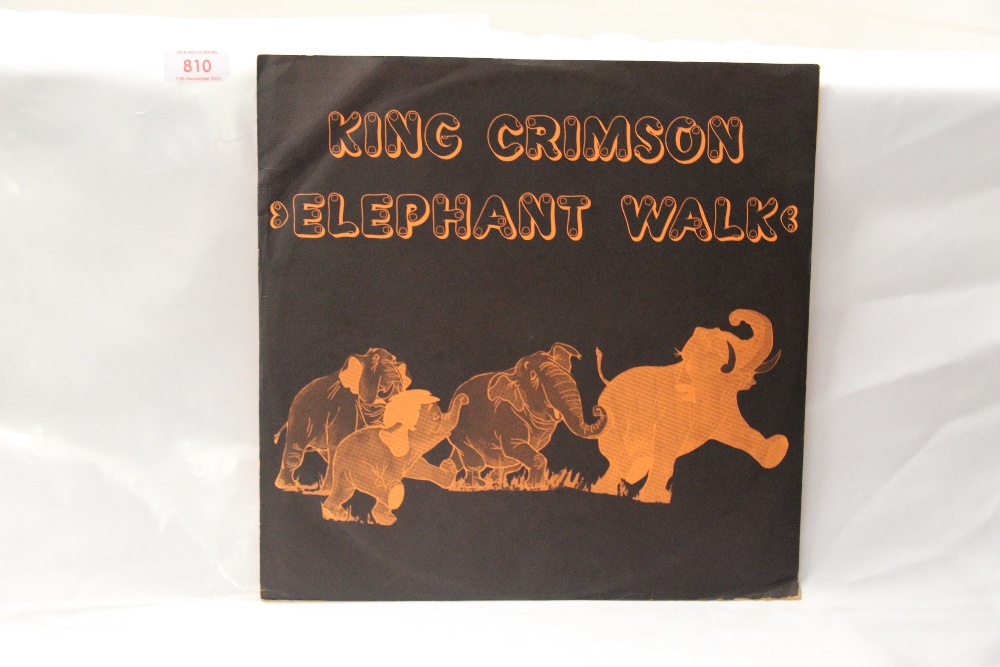 A King Crimson double bootleg taken from various gigs as in photos of rear sleeve - a tough item