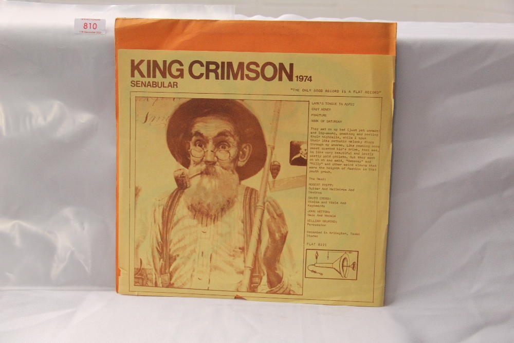 A King Crimson double bootleg taken from various gigs as in photos of rear sleeve - a tough item - Image 2 of 4
