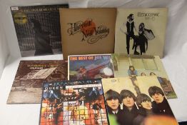 A large lot of Neil Young / Joe Walsh vinyl albums - 15 in total