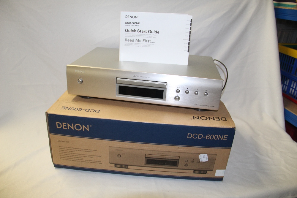 A boxed Denon Cd Player DCD 600NE