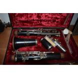 A Carl Fischer Artist clarinet in plush lined case