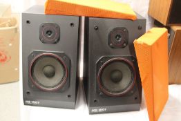 A pair of Hitachi SS W001 speakers