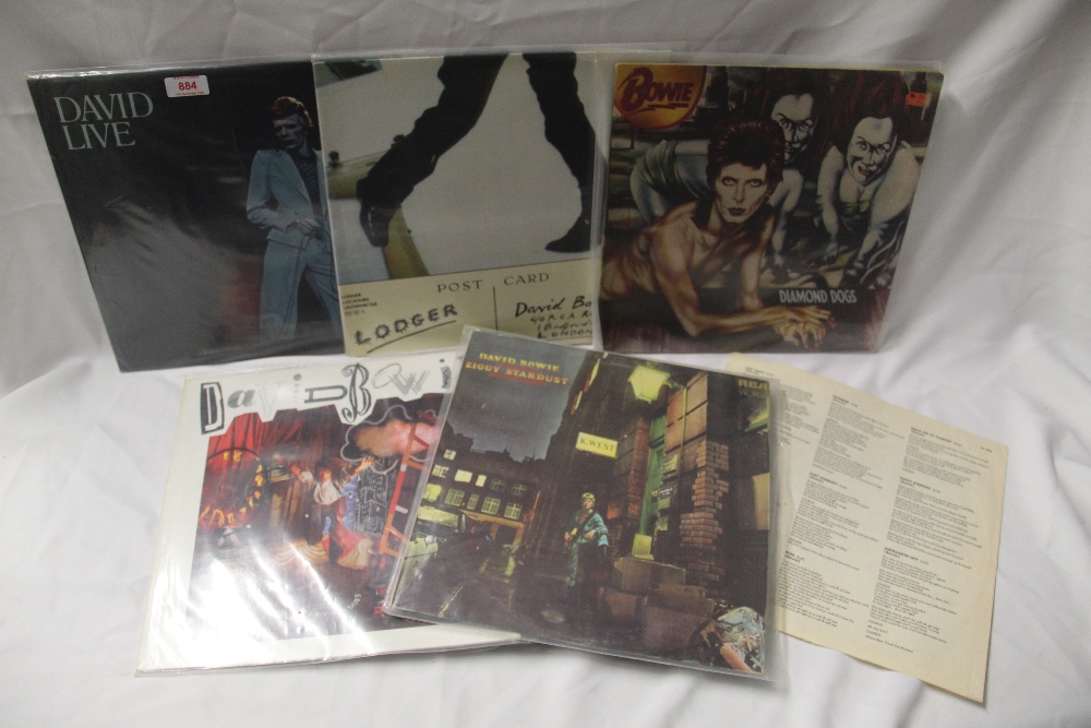 A David Bowie lot with five of his classic albums on offer here