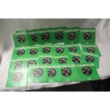 A large lot Beatles reissues 45's - all very clean and likely unplayed - 23 in total - an