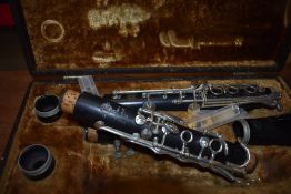 A Selmer series 10 clarinet serial number D2352