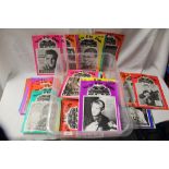 A box of collectable vintage rock and roll interest magazines - all been well cared for and are