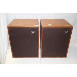 A pair of Wharfedale speakers - Chevin XP
