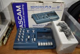 A Tascam Porta 02 Mk II mini studio (analogue tape)