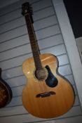 An Alvarez ABT-60 Baritone acoustic guitar