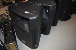 Three Electrovoice EV SX300 passive speakers