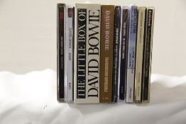 A lot of eight David Bowie Cd's including a rare live box set