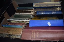 A box of assorted titles some in used condition including Modern Cookery by Eliza Acton, 1933 Tit-