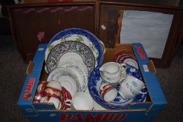 A small collection of ceramics including Aynsley, Royal Doulton, Wedgwood 'Boleyn' part tea