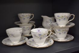 A modern Duchess Tranquillity pattern part tea service