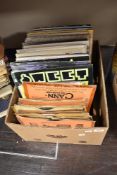A selection of one hundred mixed vinyl albums and LP's