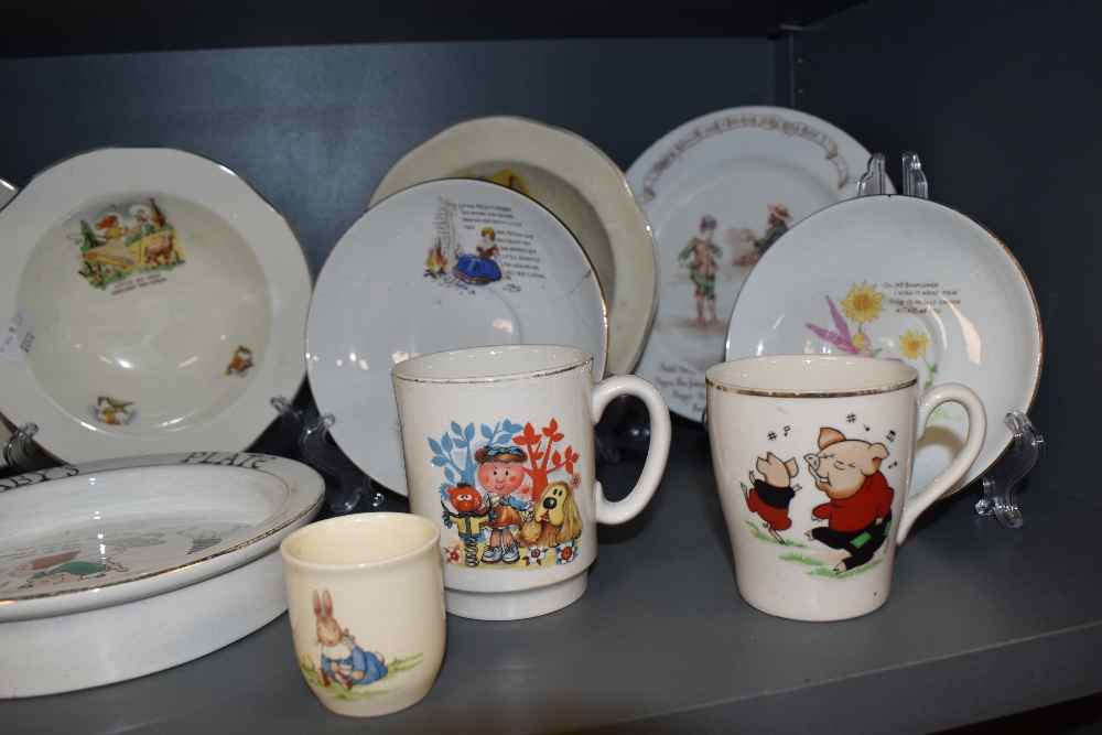 A selection of childrens and dolls house ceramics including Bunnykins and Magic Roundabout - Image 3 of 6