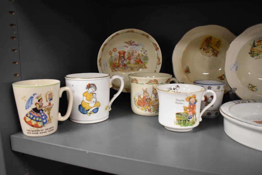 A selection of childrens and dolls house ceramics including Bunnykins and Magic Roundabout - Image 2 of 6