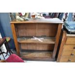 A 19th Century mahogany bookshelf, width approx. 116cm