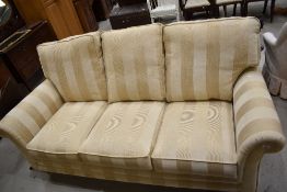 A nice quality three seater settee