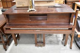 A Steck baby grand piano, converted from pianola