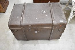 A traditional travel trunk