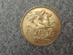 A United Kingdom 1911 George V Gold Half Sovereign, Royal Mint