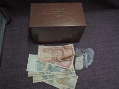 A 1970's Franklin Mint World Specimen Banknote Collectors Series Set comprising of 70 Banknotes from
