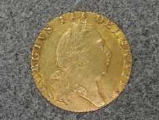 A 1794 George III Gold Guinea