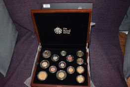 Royal Mint 2017 United Kingdom premium proof coin set, 1P to £5, fourteen coins, Limited to 7500