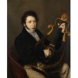 JEAN BENJAMIN HOUEL (1778-1853) PORTRAIT OF AN APOLLO LYRE PLAYER