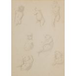 SIR EDWARD BURNE-JONES, A.R.A, R.W.S. (1833-1898) STUDIES OF YOUNG CHILDREN