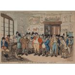AFTER THOMAS ROWLANDSON (1756-1827) THE JOCKEY CLUB OF NEW MARKET