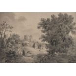 ¤ REV. JAMES BOURNE (1773-1854) KENILWORTH CASTLE, WARWICKSHIRE