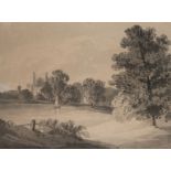 REV. JAMES BOURNE (1773-1854) ETON COLLEGE FROM THE EAST