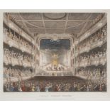AFTER THOMAS ROWLANDSON (1756-1827) AND AUGUSTUS CHARLES PUGIN (1762-1832) COVENT GARDEN THEATRE