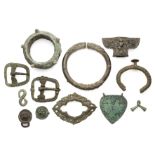 A COLLECTION OF SOUTH-EAST ASIAN BRONZE OBJECTS, 4TH CENTURY BC-10TH CENTURY AD