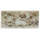 A CHINESE JADE PLAQUE, 18TH CENTURY
