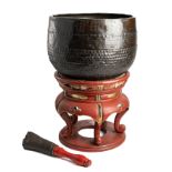 *A CUP GONG (DOBACHI), JAPAN, MEIWA ERA, 1764-1772