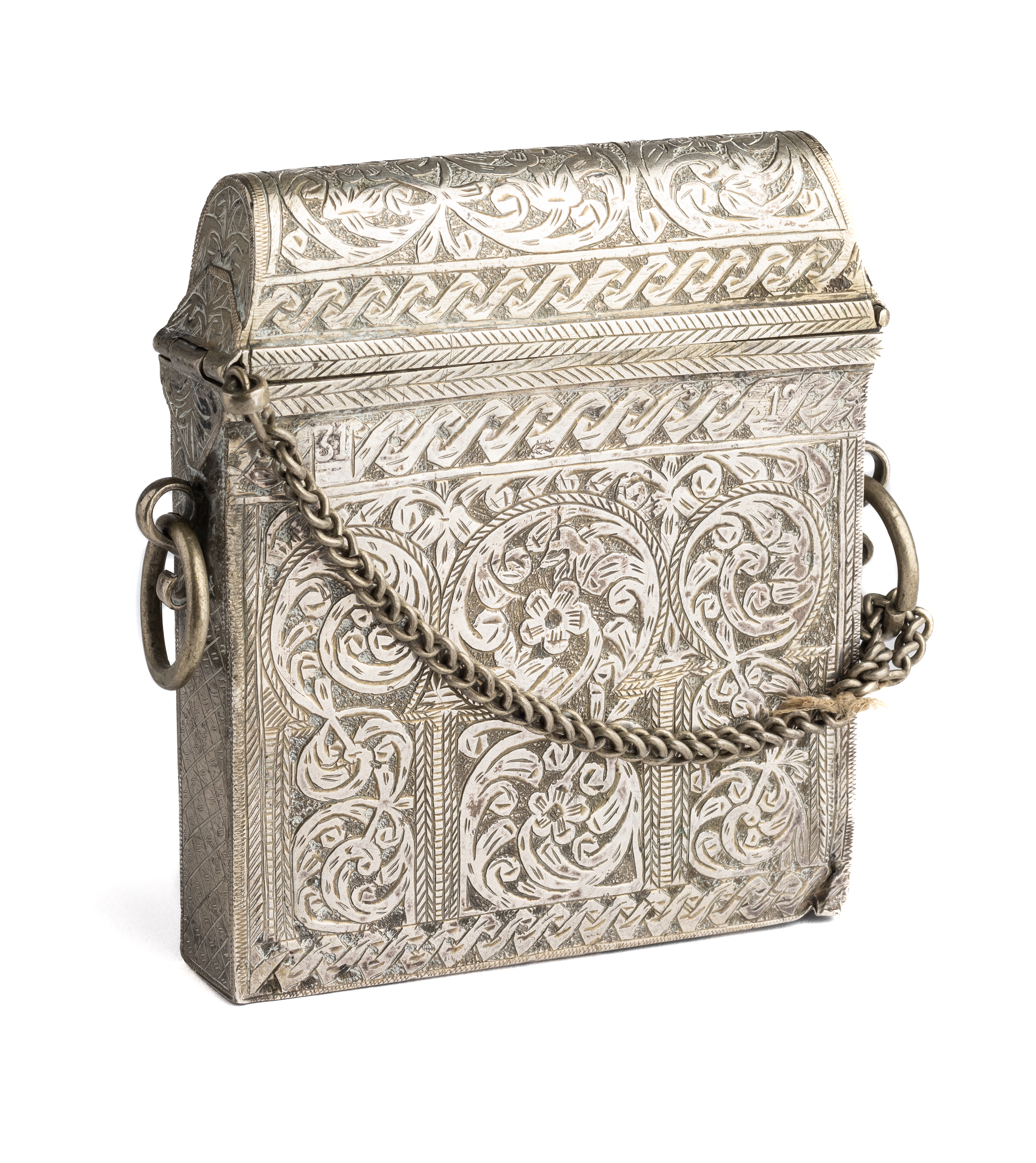 A SILVER QUR'AN BOX, MOROCCO, 19TH CENTURY