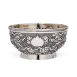 A CHINESE SILVER BOWL, MAKER'S MARK WA (UNDOCUMENTED), CANTON, SECOND HALF 19TH CENTURY