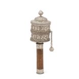 A BUDDHIST PRAYER WHEEL, TIBET, LATE 19TH / EARLY 20TH CENTURY