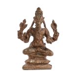 A SMALL BRONZE FIGURE OF HAYAGRIVA, SOUTH INDIA, 19TH CENTURY