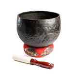*A CUP GONG (DOBACHI), JAPAN, CIRCA 18TH CENTURY