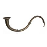 *A CAST BRASS HORN (KONA KOMBU), KERALA OR TAMIL NADU, SOUTH INDIA, 19TH CENTURY