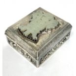 A CHINESE SILVER BOX, 20TH CENTURY