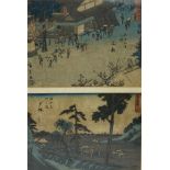 A PAIR OF JAPANESE WOODBLOCK PRINTS, Ando Hiroshige (1797-1858)