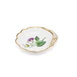 A SPODE BOTANICAL DISH, CIRCA 1820