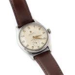 ROLEX OYSTER ROYAL, REF.6044: A MID SIZE STAINLESS STEEL WRISTWATCH, CIRCA 1950